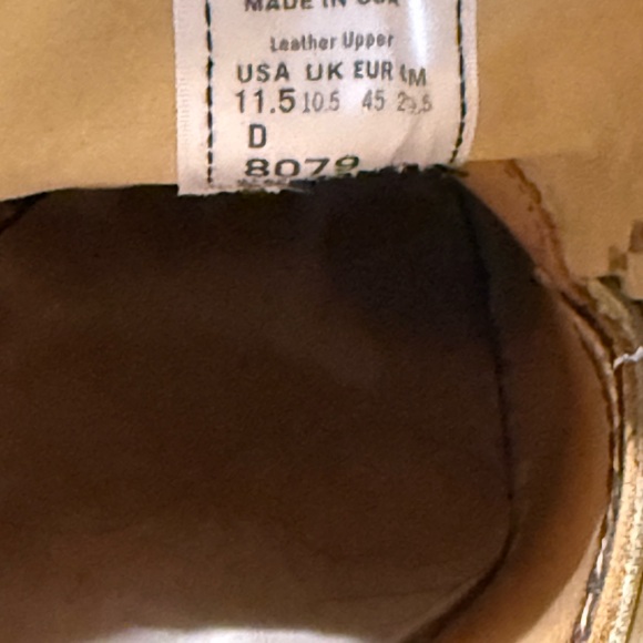 [8079] MENS RED WING SHOP MOC OXFORD size 11.5, hard to find size - Picture 6 of 6